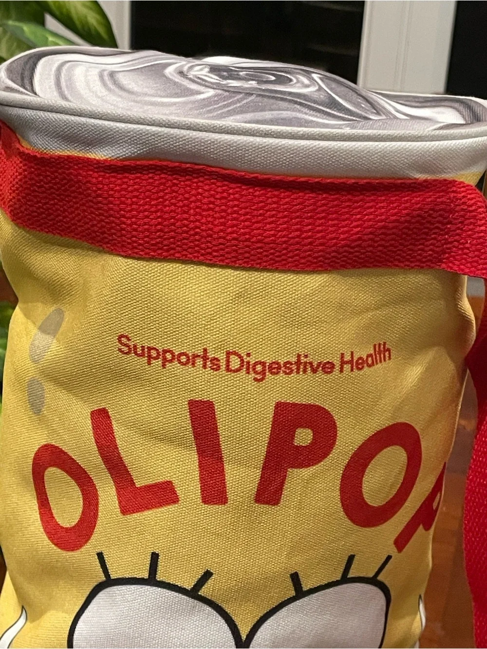 Olipop X SpongeBob Squarepants pineapple paradise cylinder duffle bag. 18”